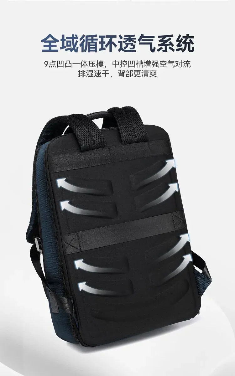 Tas Ransel Wanita Bahan Oxford Polos Warna Biru Bentuk Kotak Tali Lebar Grosir Import