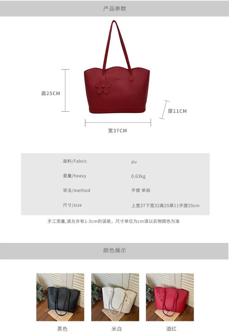 Tas Selempang Wanita Bahan PU Sintetis Polos Warna Merah Bentuk Kotak Tali Lebar Resleting