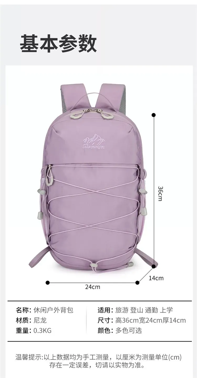 Tas Ransel Wanita Bahan Nylon Polos Warna Hijau Bentuk Kotak Tali Lebar Resleting untuk Jualan