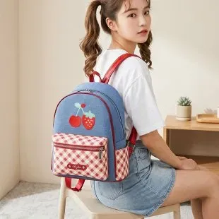 Tas Selempang Wanita Bahan PU Sintetis Motif Print Warna Putih Bentuk Kotak Tali Katalog Grosir
