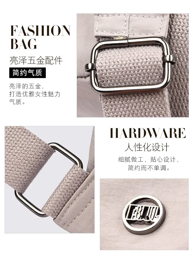 Tas Ransel Wanita Bahan Nylon Polos Warna Hitam Bentuk Kotak Tali Lebar Stok Grosir