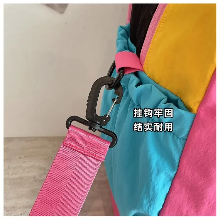 Tas Selempang Wanita Polos Bentuk Kotak Tali Panjang Resleting Harian Grosir Import