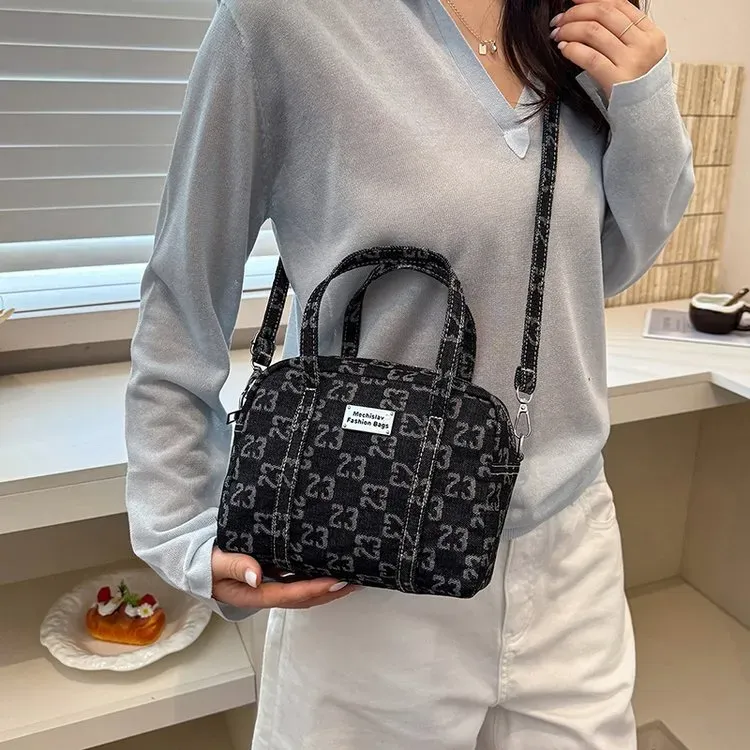 Tas Ransel Wanita Bahan PU Sintetis Polos Warna Biru Bentuk Kotak Tali Lebar Grosir Import