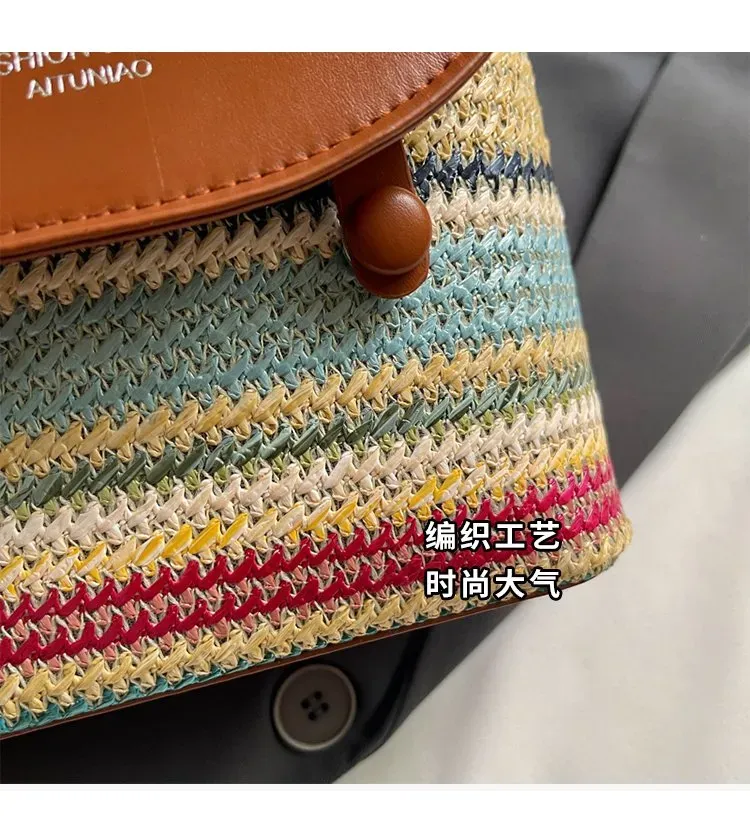 Tas Selempang Wanita Bahan PU Sintetis Motif Print Warna Hitam Bentuk Kotak Tali Resleting