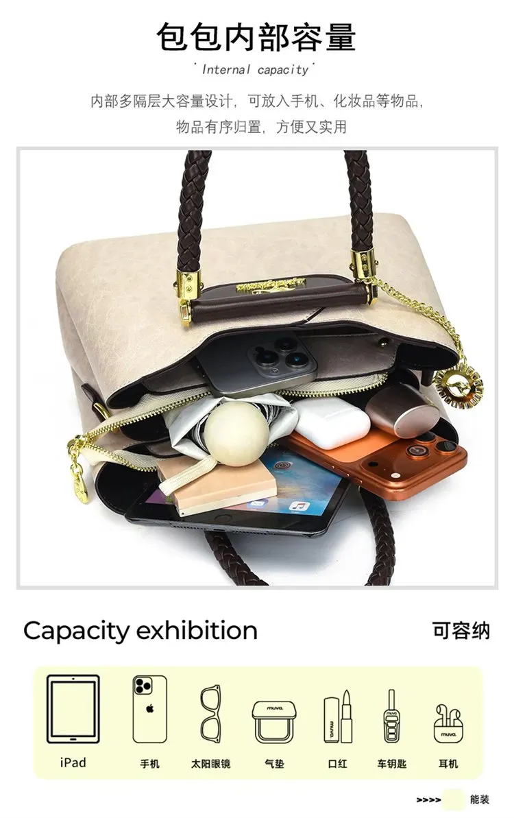 Tas Selempang Wanita Bahan PU Sintetis Polos Warna Beige Tali Lebar Resleting Grosir Import