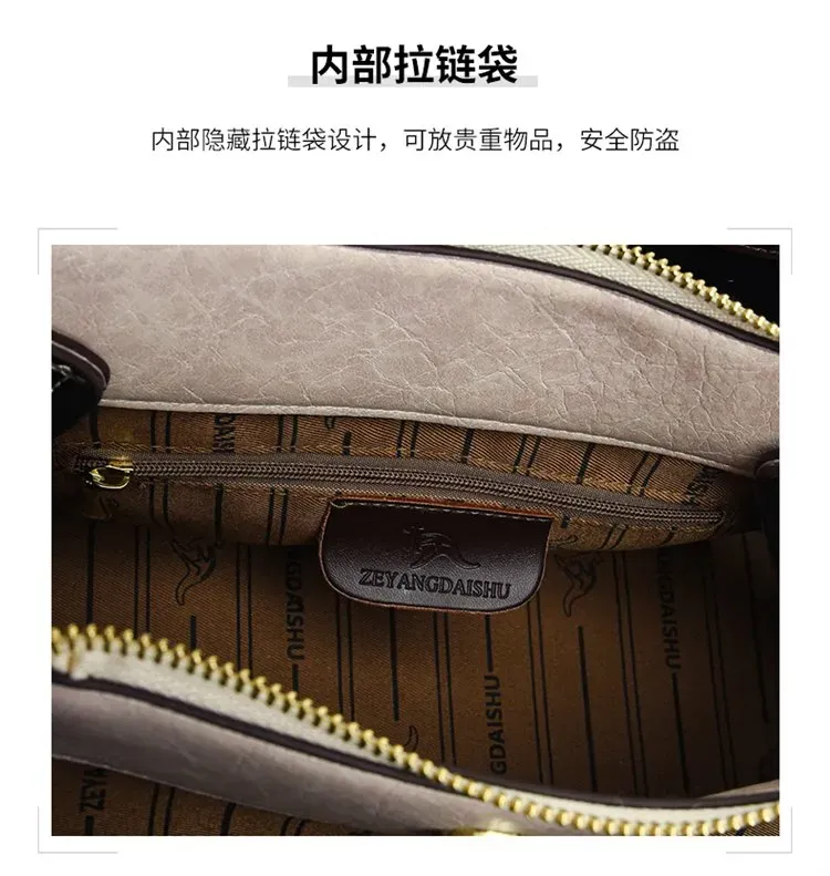 Tas Selempang Wanita Bahan PU Sintetis Polos Warna Beige Tali Lebar Resleting Grosir Import