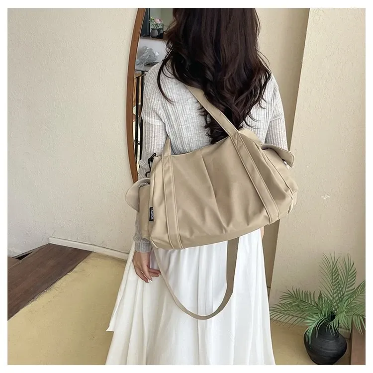 Tas Selempang Wanita Bahan PU Sintetis Polos Bentuk Kotak Tali Panjang Resleting Harga Grosir