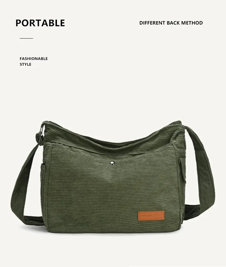 Tas Selempang Wanita Bahan PU Sintetis Polos Warna Hitam Model Hobo Tali Lebar Harga Grosir