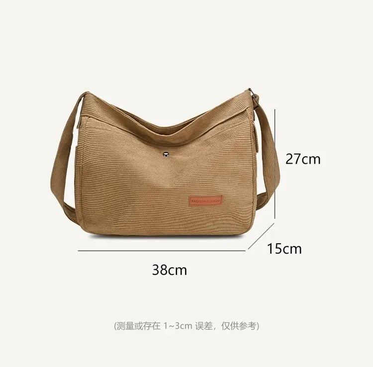 Tas Selempang Wanita Bahan PU Sintetis Polos Warna Hitam Model Hobo Tali Lebar Harga Grosir