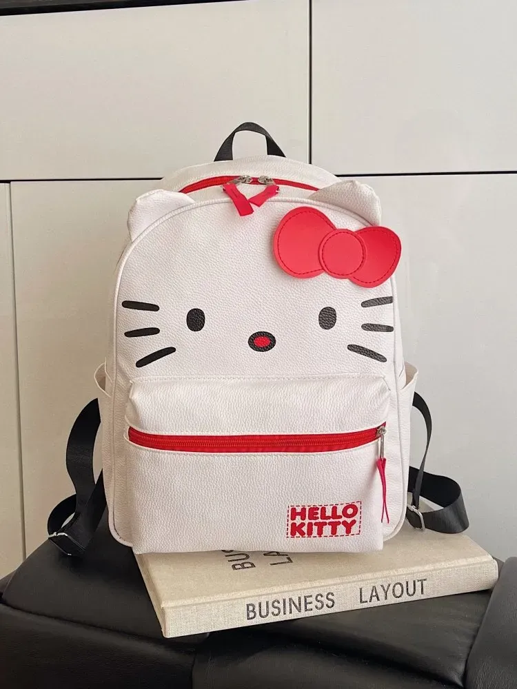 Tas Ransel Anak Bahan PU Sintetis Polos Warna Hitam Bentuk Kotak Tali Panjang Grosir Import