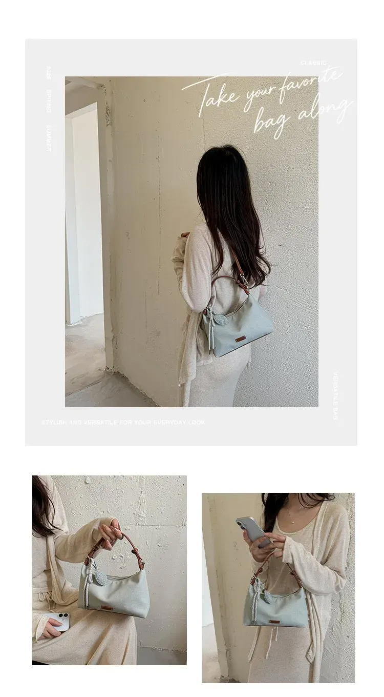 Tas Selempang Wanita Bahan PU Sintetis Polos Warna Biru Bentuk Kotak Tali Lebar