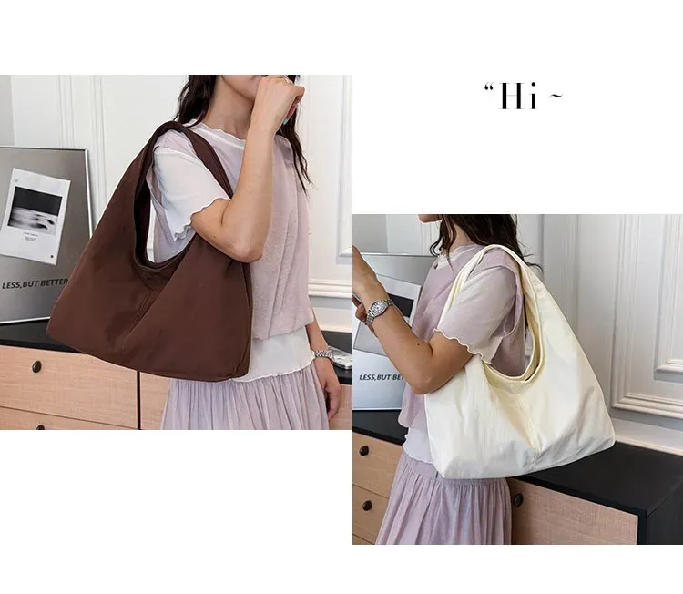 Tas Selempang Wanita Bahan PU Sintetis Polos Warna Beige Bentuk Kotak Tali Lebar untuk Toko