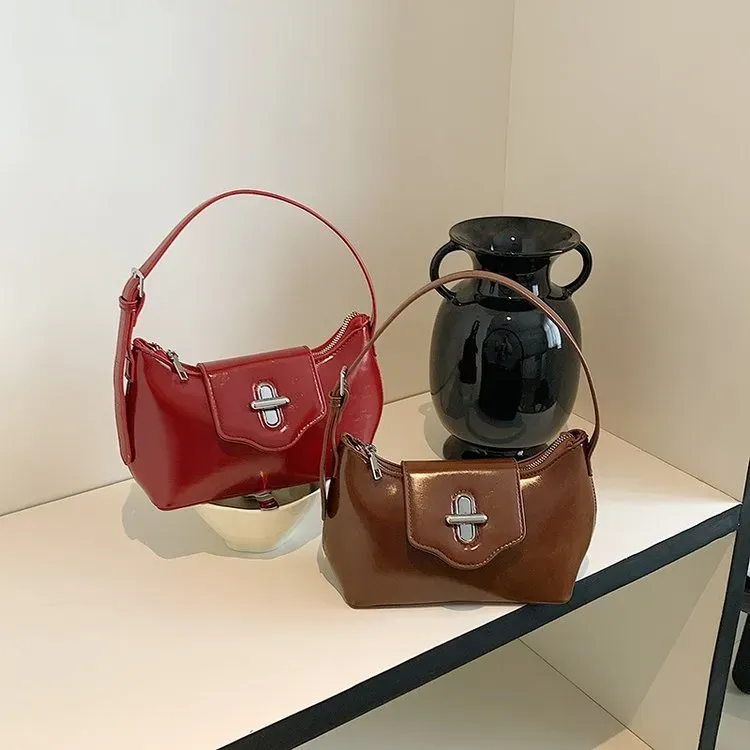 Tas Selempang Wanita Bahan PU Sintetis Model Quilted Bentuk Kotak Tali Lebar Grosir Import