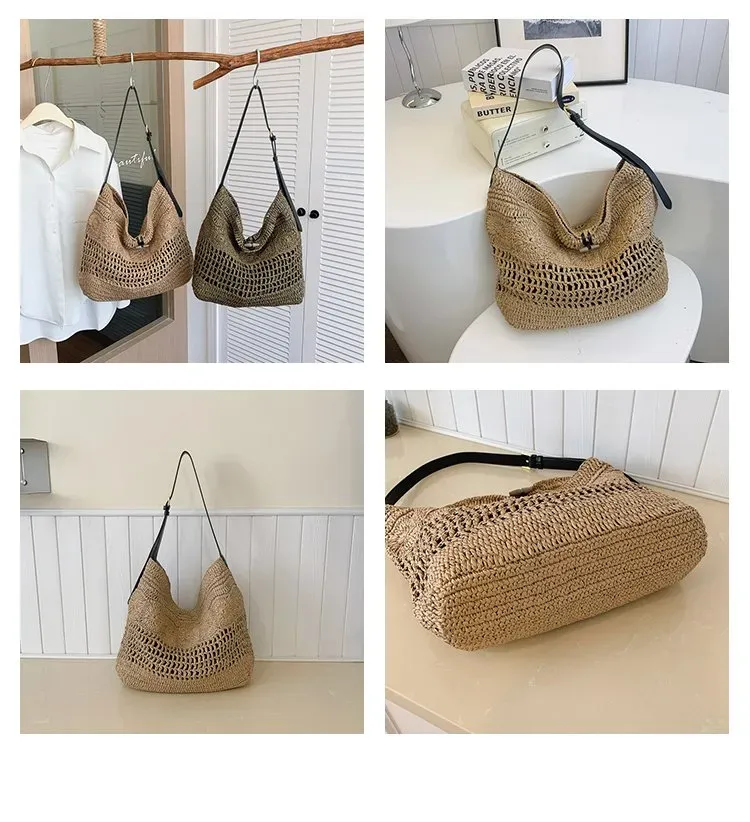 Tas Selempang Wanita Bahan PU Sintetis Polos Model Hobo Tali Panjang Casual Grosir Import