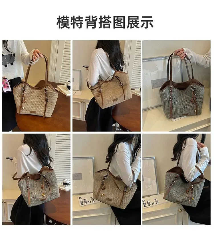 Tas Selempang Wanita Bahan PU Sintetis Polos Bentuk Kotak Tali Lebar Resleting untuk Reseller
