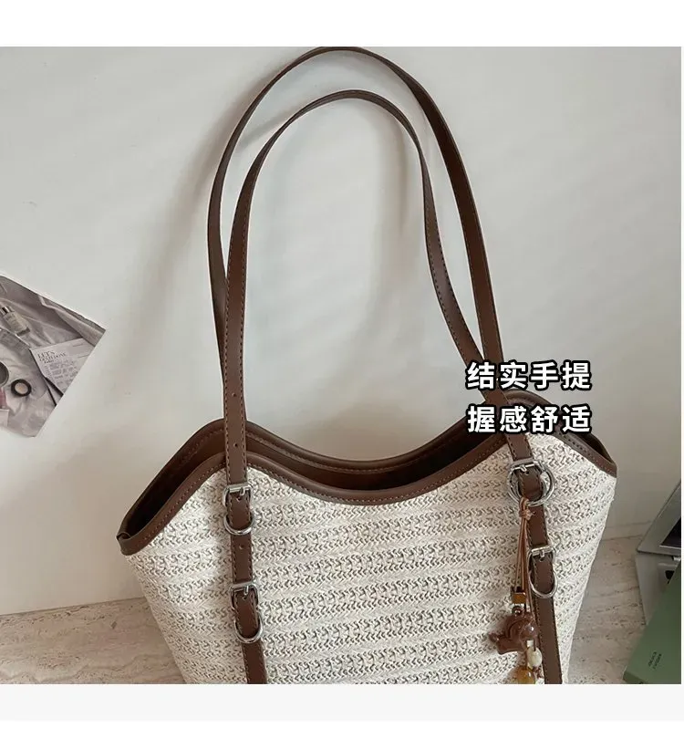 Tas Selempang Wanita Bahan PU Sintetis Polos Bentuk Kotak Tali Lebar Resleting untuk Reseller