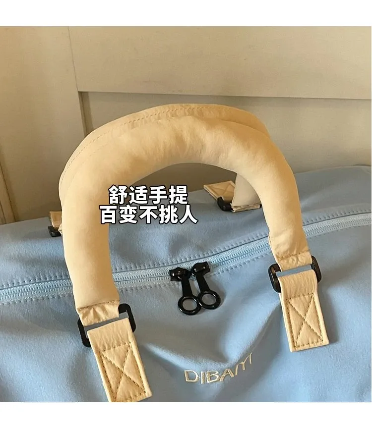 Tas Selempang Wanita Bahan Oxford Polos Warna Abu-Abu Bentuk Kotak Tali Panjang Grosir Import