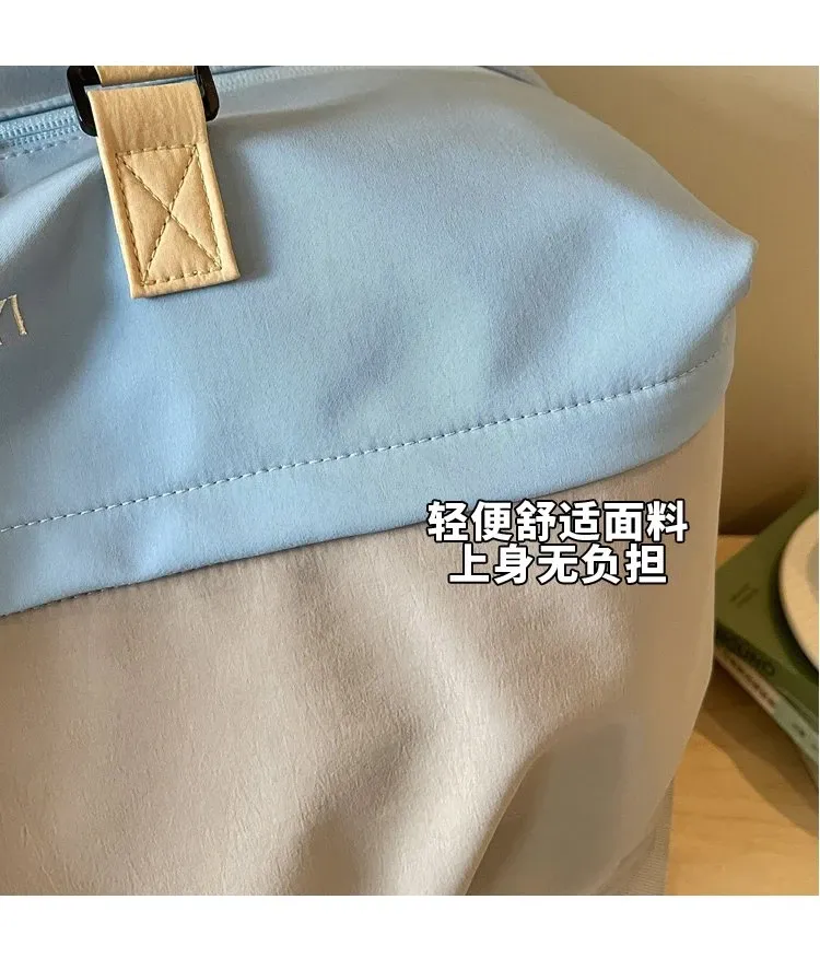Tas Selempang Wanita Bahan Oxford Polos Warna Abu-Abu Bentuk Kotak Tali Panjang Grosir Import