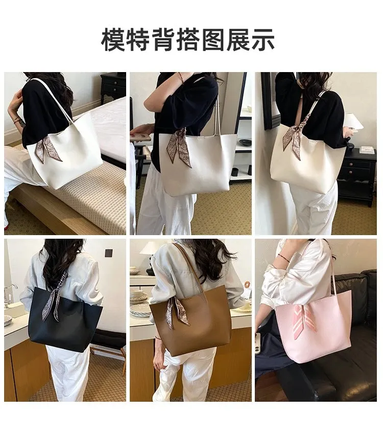 Tas Selempang Wanita Bahan PU Sintetis Polos Warna Hitam Bentuk Kotak Tali Katalog Grosir