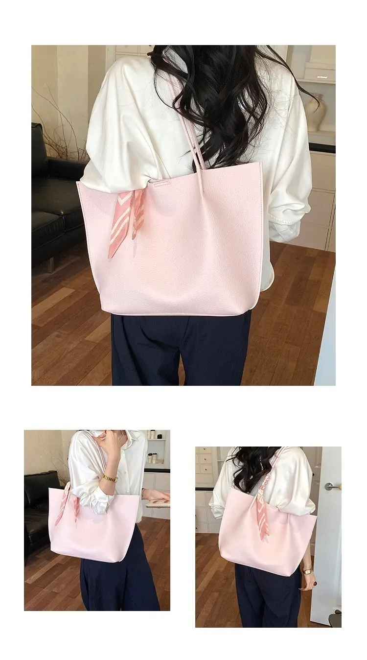 Tas Selempang Wanita Bahan PU Sintetis Polos Warna Hitam Bentuk Kotak Tali Katalog Grosir