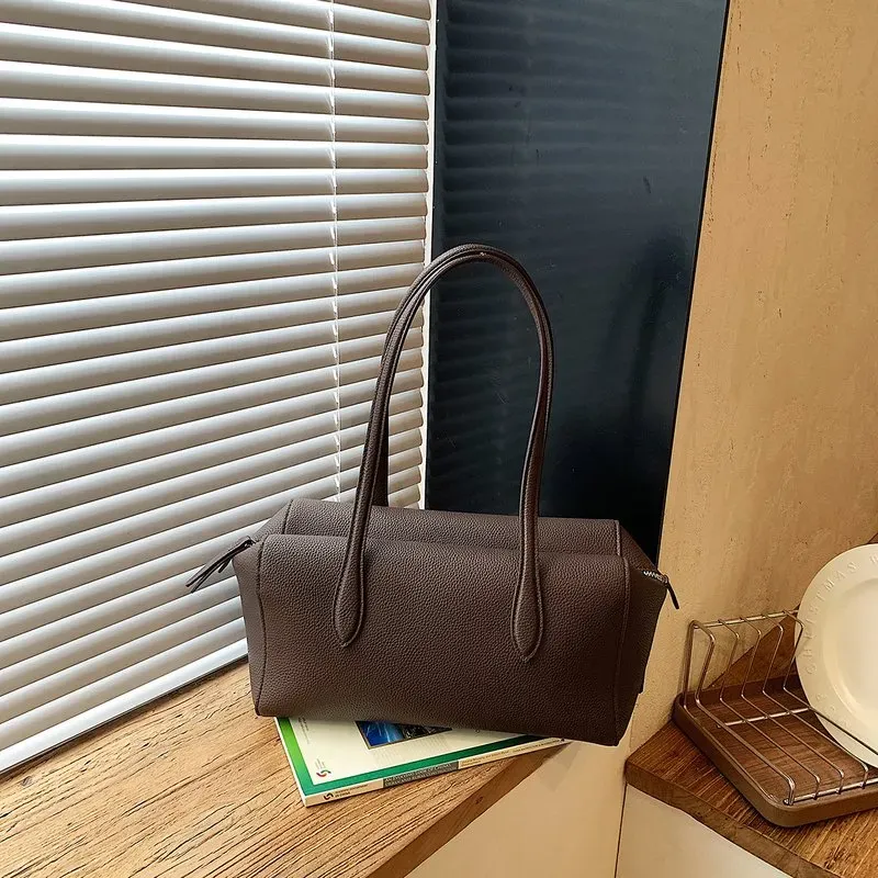 Tas Selempang Wanita Bahan Kain Polos Bentuk Kotak Tali Panjang Resleting Grosir Import