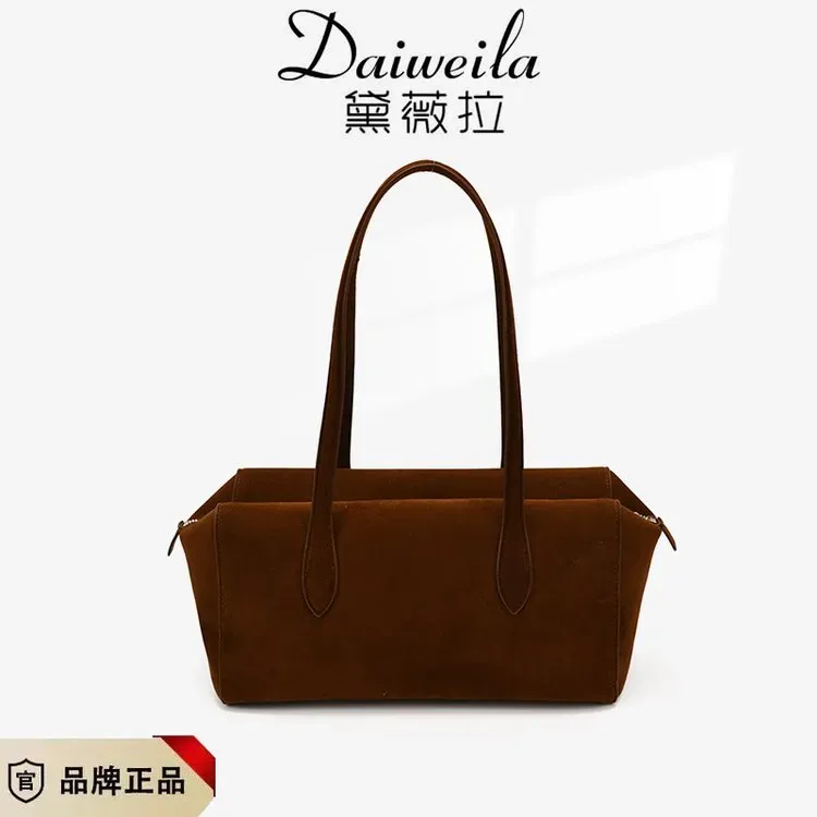 Tas Bahu Wanita Bahan PU Sintetis Polos Warna Hitam Bentuk Kotak Tali Lebar Resleting Grosir