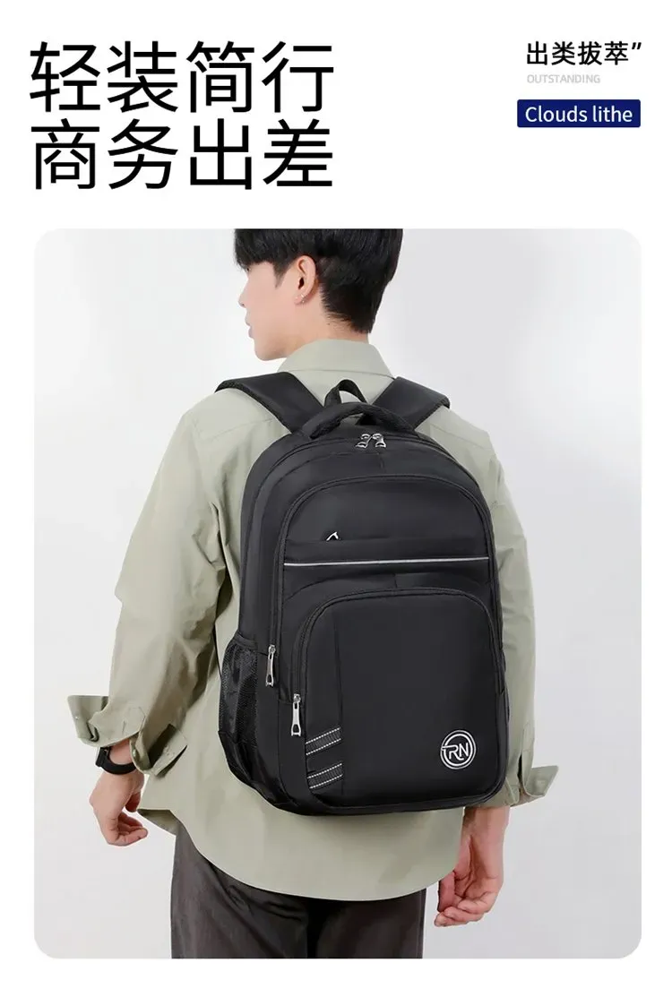Tas Bahu Wanita Bahan Oxford Polos Warna Hitam Bentuk Kotak Tali Lebar Kapasitas Grosir Import
