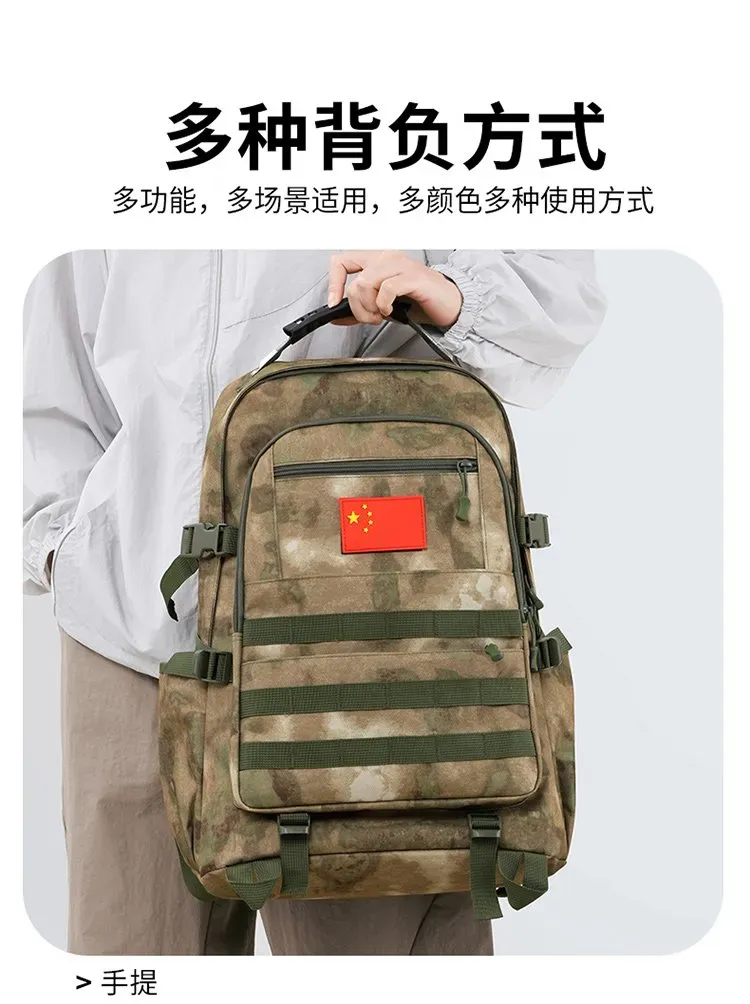 Tas Ransel Wanita Bahan Nylon Warna Hijau Kapasitas Besar Resleting untuk Travel Grosir Import