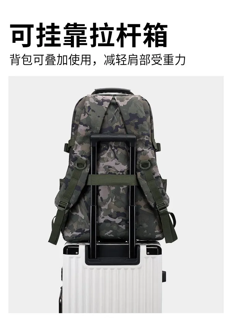 Tas Ransel Wanita Bahan Nylon Warna Hijau Kapasitas Besar Resleting untuk Travel Grosir Import