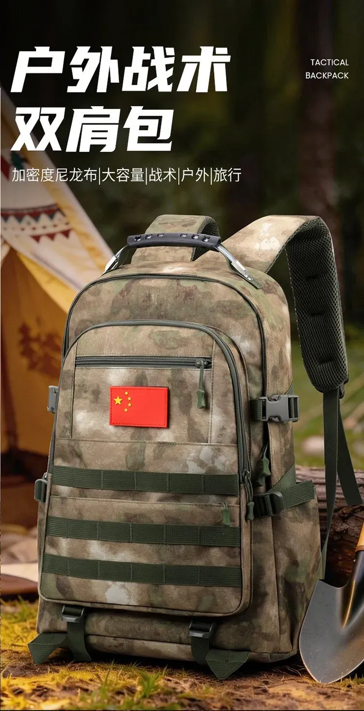 Tas Ransel Wanita Bahan Nylon Warna Hijau Kapasitas Besar Resleting untuk Travel Grosir Import