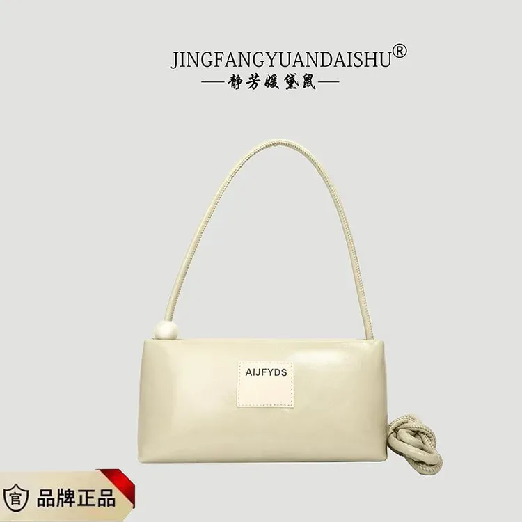 Tas Selempang Wanita Bahan PU Sintetis Polos Warna Abu-Abu Bentuk Kotak Tali Resleting Grosir
