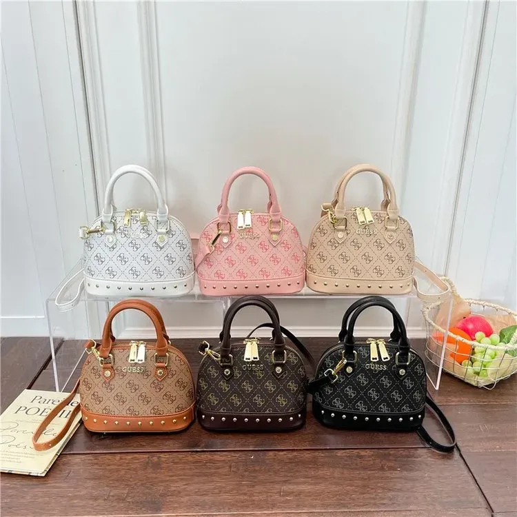 Tas Selempang Wanita Bahan PU Sintetis Model Quilted Warna Hitam Bentuk Kotak Grosir Import