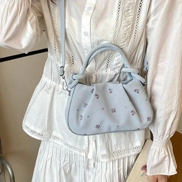 Tas Ransel Wanita Bahan PU Sintetis Motif Print Warna Hitam Bentuk Kotak Tali Resleting Grosir