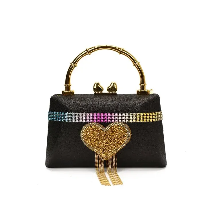 Tas Selempang Wanita Bahan PU Sintetis Polos Warna Hitam Bentuk Kotak Tali Koleksi Reseller