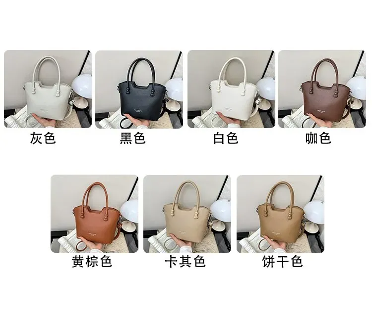 Tas Selempang Wanita Bahan PU Sintetis Polos Bentuk Kotak Tali Panjang Resleting Stok Grosir