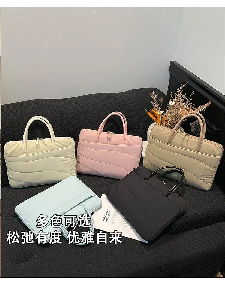 Tas Selempang Wanita Bahan Nylon Polos Bentuk Kotak Tali Lebar Kapasitas Besar Grosir Import