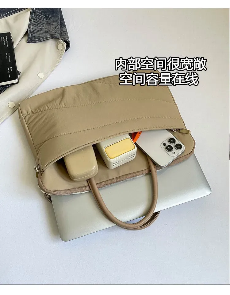 Tas Selempang Wanita Bahan Nylon Polos Bentuk Kotak Tali Lebar Kapasitas Besar Grosir Import