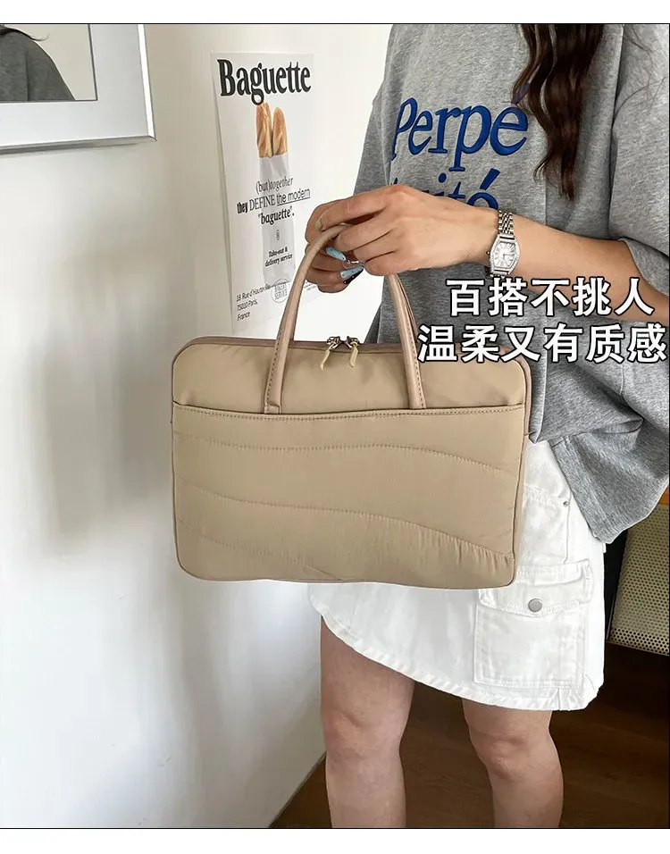 Tas Selempang Wanita Bahan Nylon Polos Bentuk Kotak Tali Lebar Kapasitas Besar Grosir Import