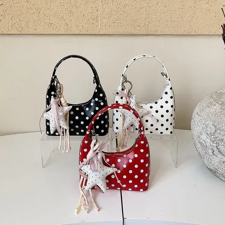 Tas Selempang Wanita Bahan PU Sintetis Motif Bintang Warna Hitam Bentuk Kotak Grosir Import