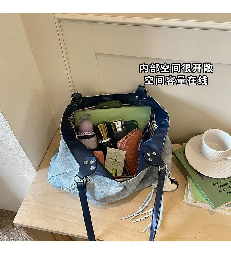 Tas Selempang Wanita Bahan PU Sintetis Polos Warna Biru Bentuk Kotak Tali Resleting Grosir