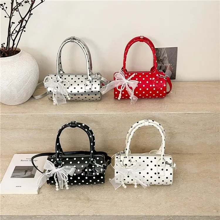 Tas Selempang Wanita Bahan PU Sintetis Polos Warna Hitam Bentuk Kotak Tali Stok China