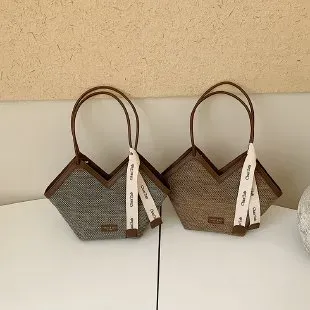 Tas Selempang Wanita Bahan PU Sintetis Polos Warna Abu-Abu Bentuk Kotak Tali Model Import