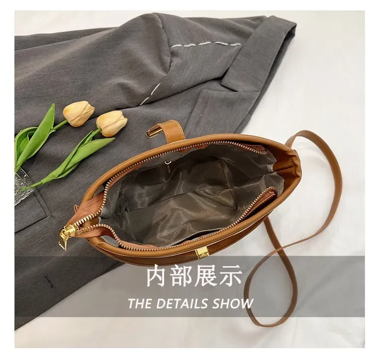 Tas Selempang Wanita Bahan Kanvas Polos Bentuk Kotak Tali Panjang Resleting Grosir Import