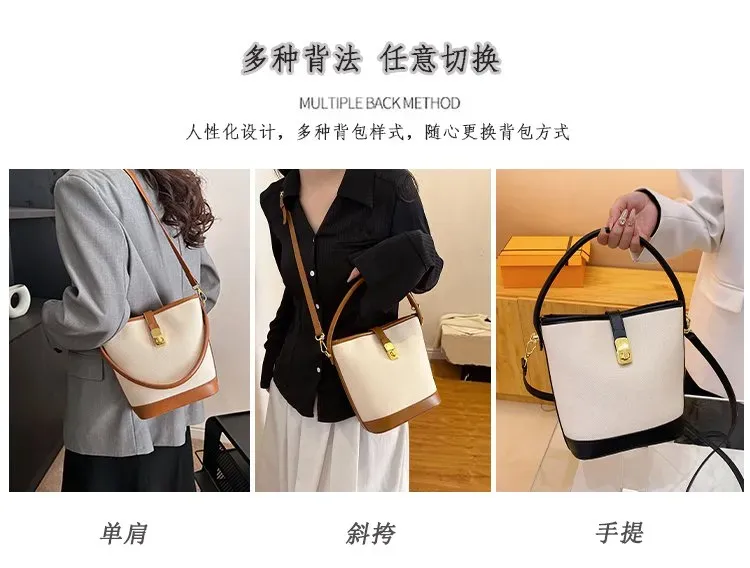 Tas Selempang Wanita Bahan Kanvas Polos Bentuk Kotak Tali Panjang Resleting Grosir Import