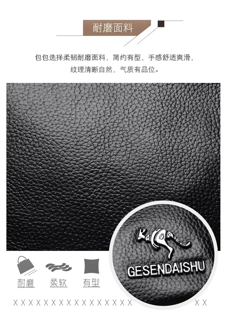 Tas Selempang Wanita Bahan PU Sintetis Polos Warna Hitam Bentuk Kotak Tali Resleting Grosir