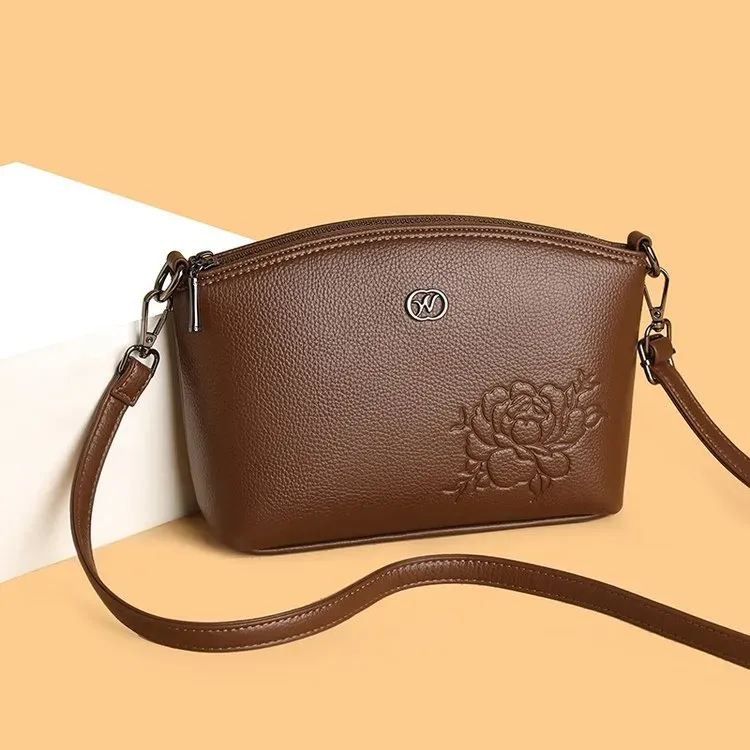 Tas Selempang Wanita Bahan PU Sintetis Polos Warna Hitam Bentuk Kotak Tali Grosir Import