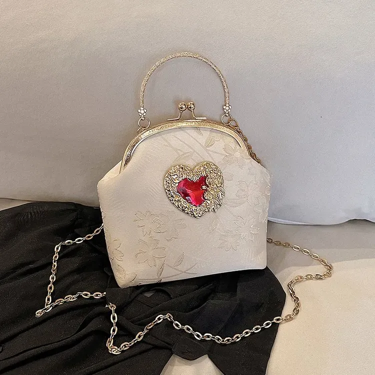 Tas Selempang Wanita Bahan PU Sintetis Motif Floral Warna Pink Bentuk Kotak Tali Model Import
