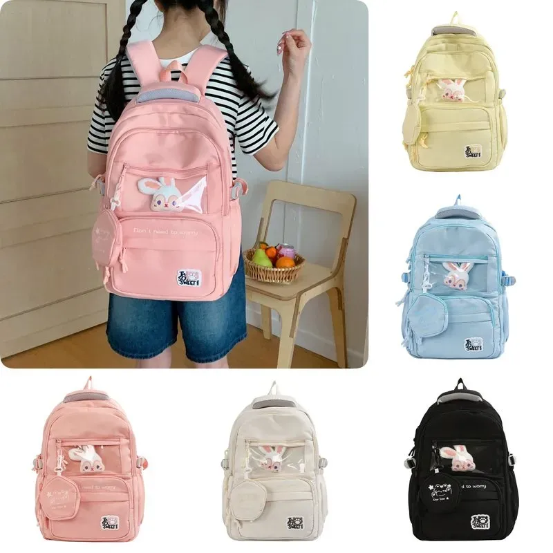 Tas Selempang Wanita Bahan Nylon Polos Bentuk Kotak Tali Panjang Resleting Grosir Import