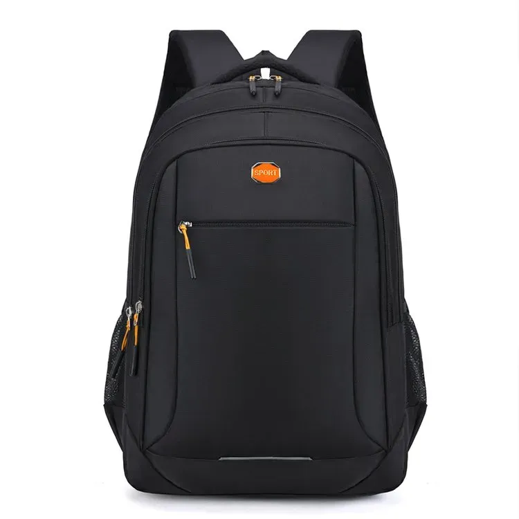 Tas Ransel Pria Bahan Oxford Polos Warna Hitam Bentuk Kotak Tali Lebar Kapasitas Grosir Import