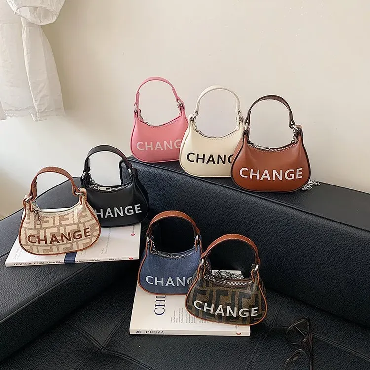 Tas Selempang Wanita Bahan PU Sintetis Motif Print Warna Silver Bentuk Kotak Grosir Import
